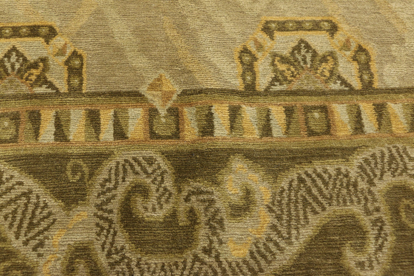 6 x 9 Vintage Neutral Tibetan Rug 77249