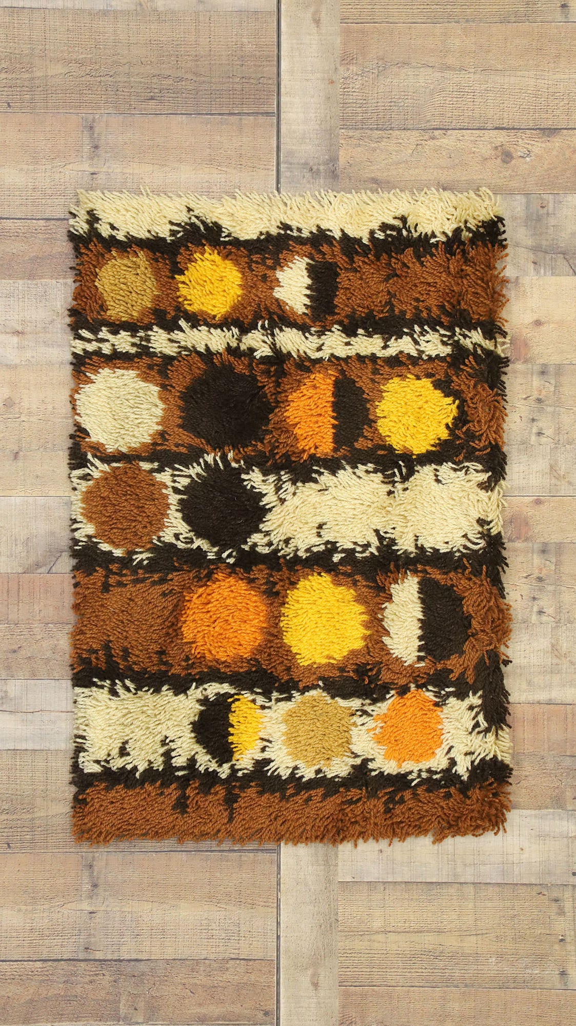 2 x 3 Vintage Swedish Tapestry 77255