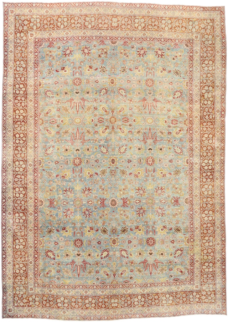 11 x 15 Antique Persian Kerman Rug 77258