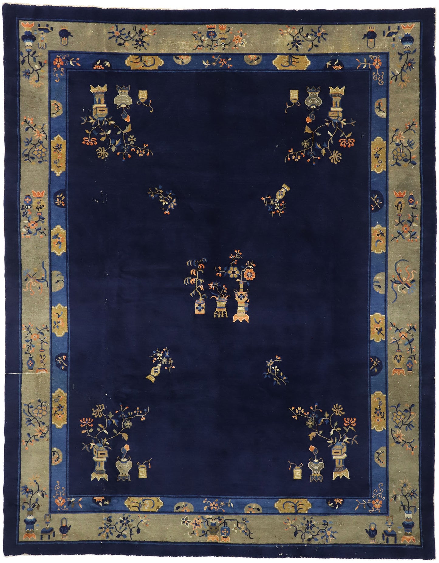 9 x 12 Antique Chinese Peking Rug 77260