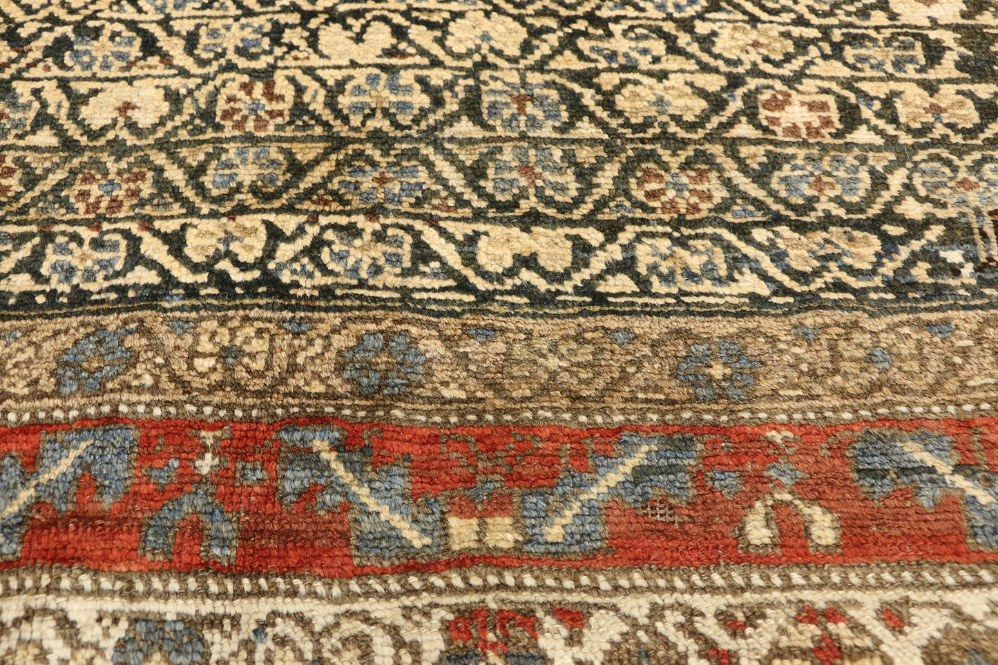 4 x 14 Antique Persian Kurdish Rug 77278