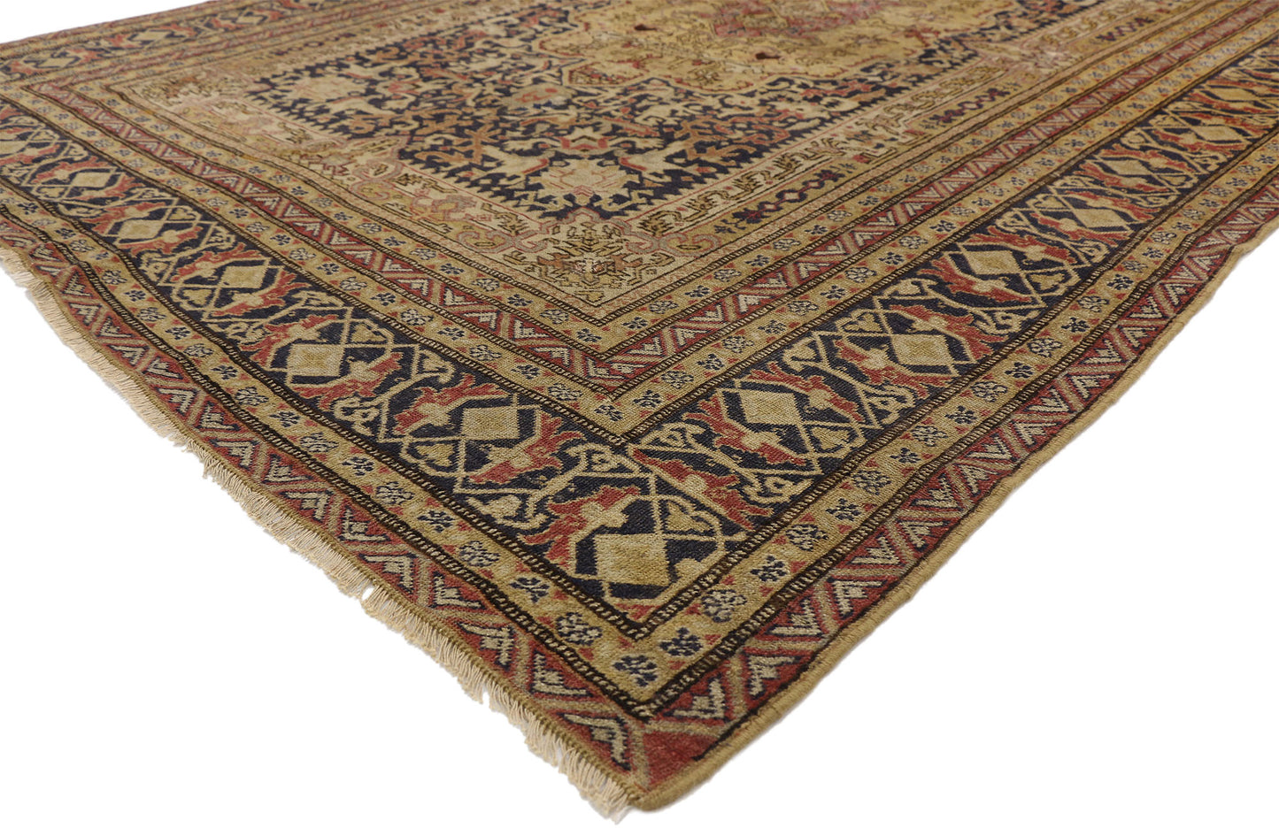 6 x 10 Antique Turkish Sivas Rug 77288