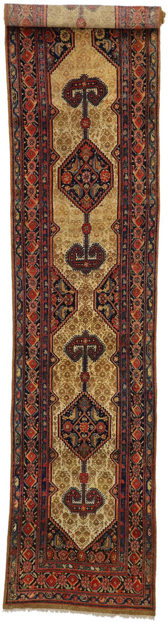 3 x 16 Antique Persian Malayer Runner 77292