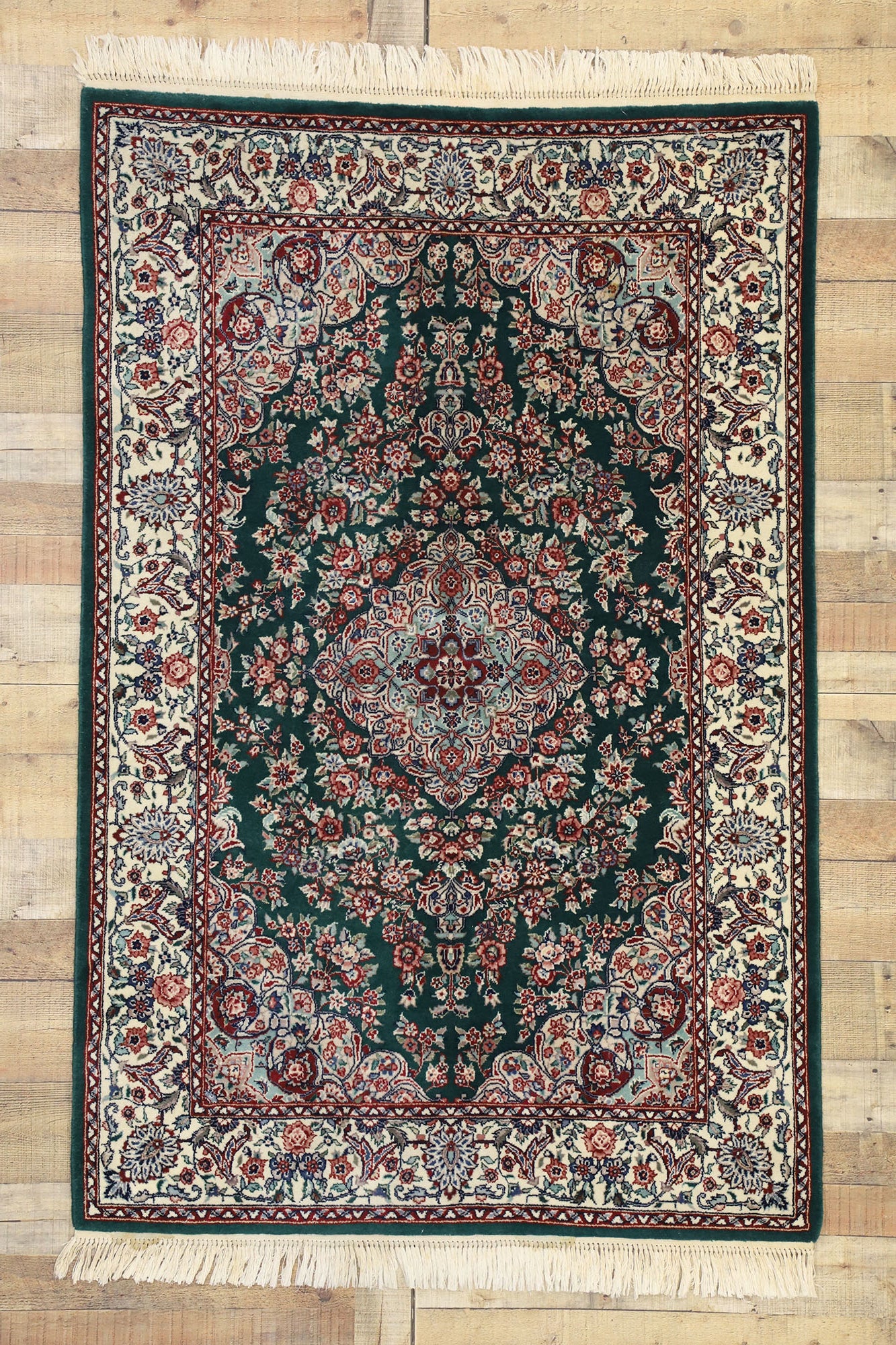 4 x 6 Vintage Chinese Tabriz Rug 77295