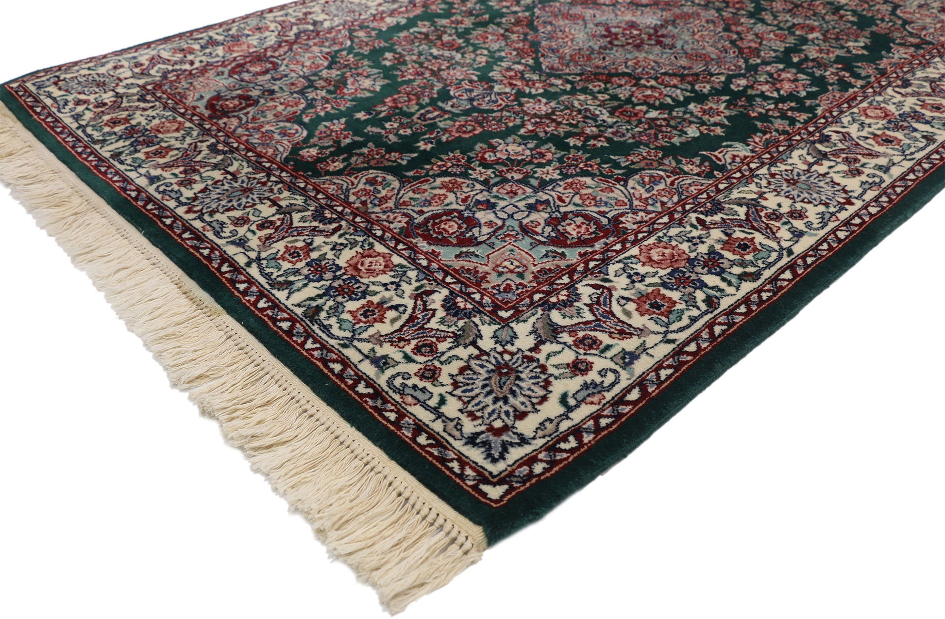 4 x 6 Vintage Chinese Tabriz Rug 77295