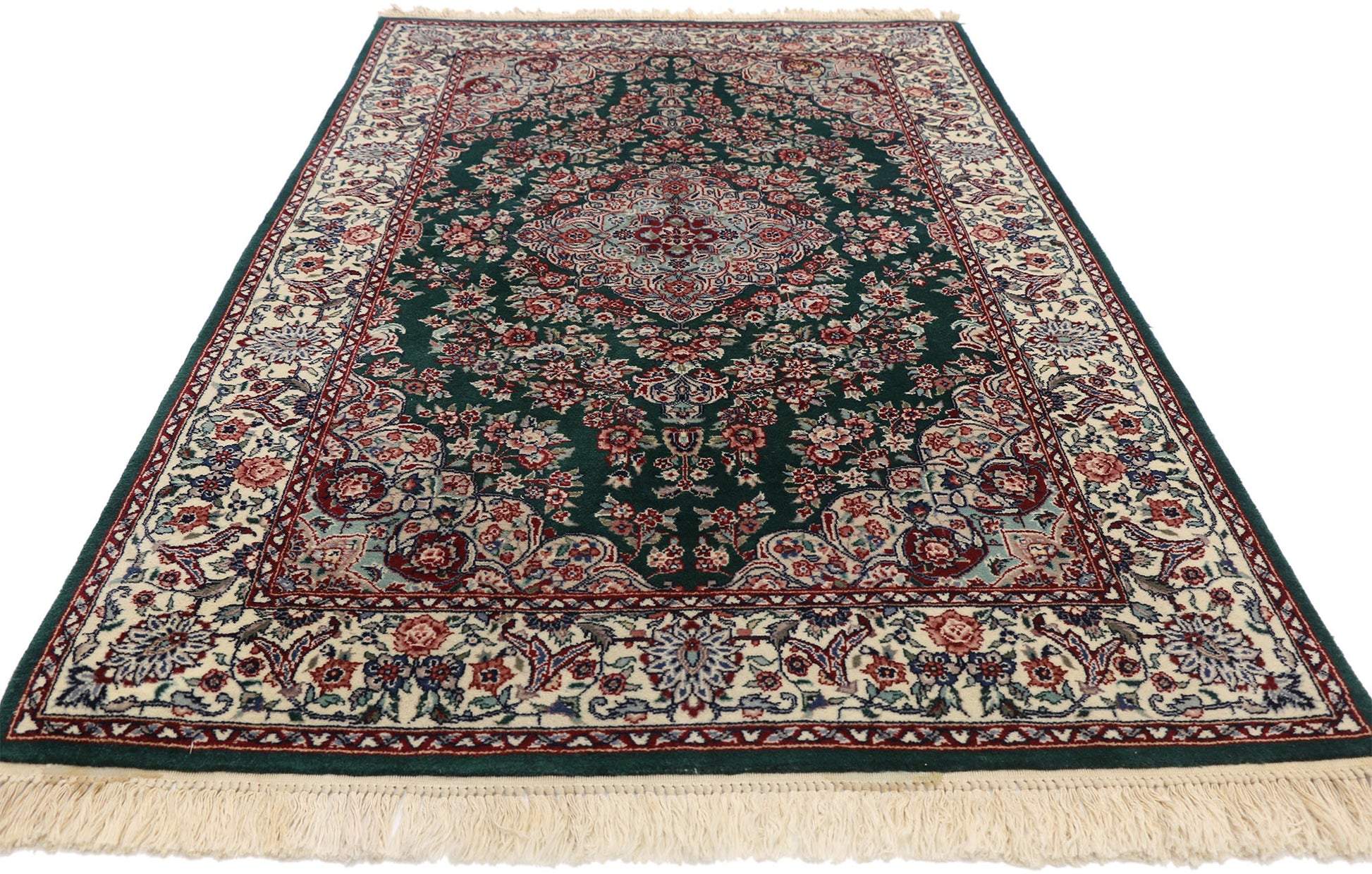 4 x 6 Vintage Chinese Tabriz Rug 77295