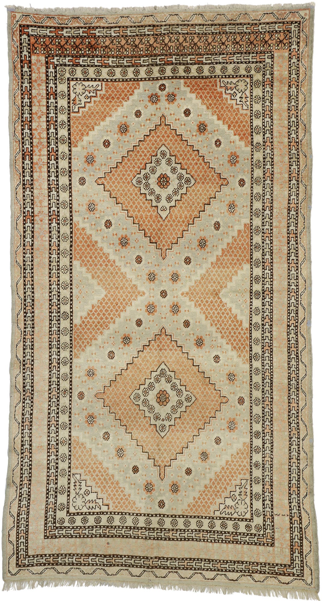 5 x 10 Vintage Turkestan Khotan Rug 77310