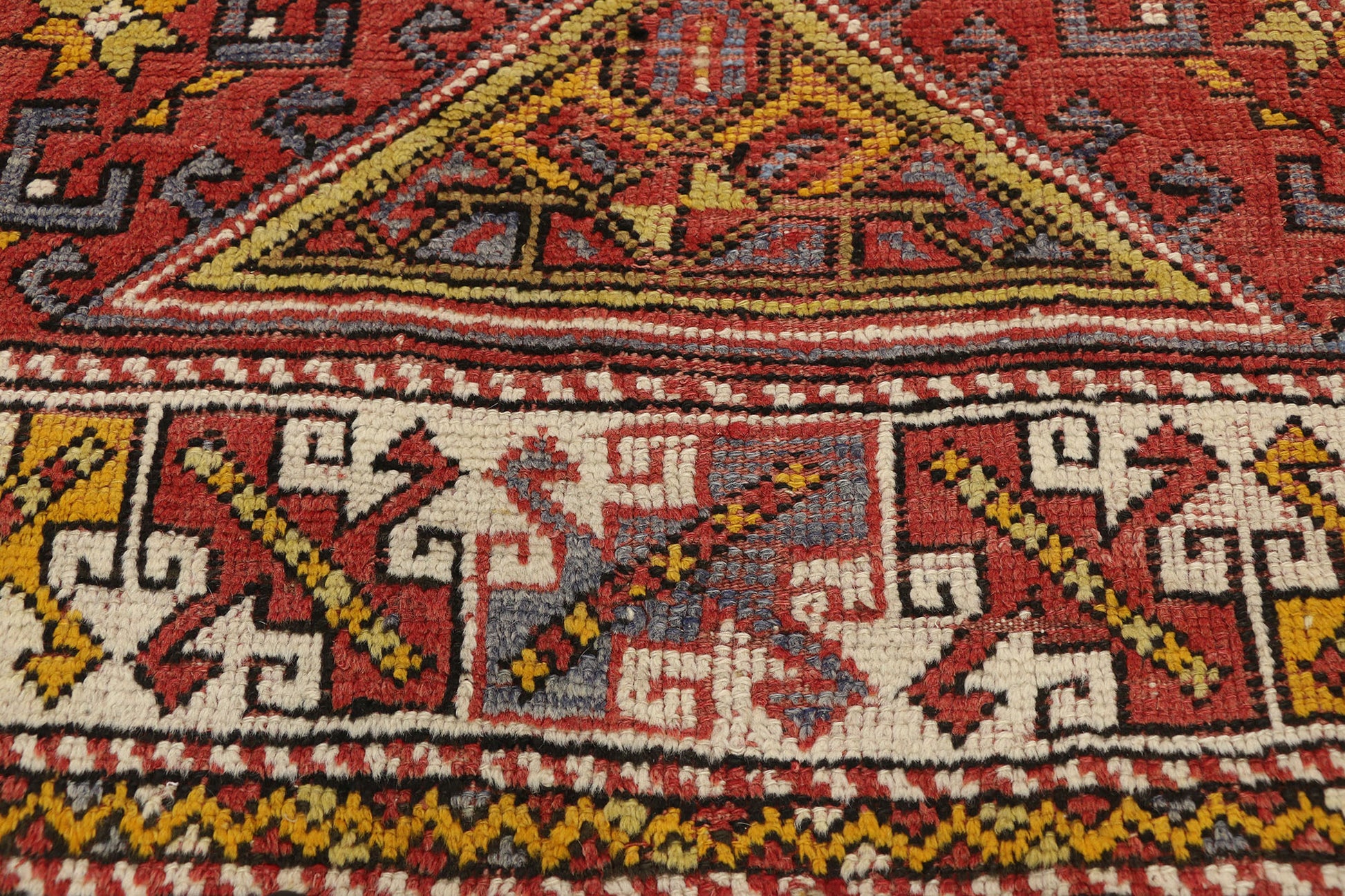 4 x 6 Vintage Turkish Oushak Rug 77311