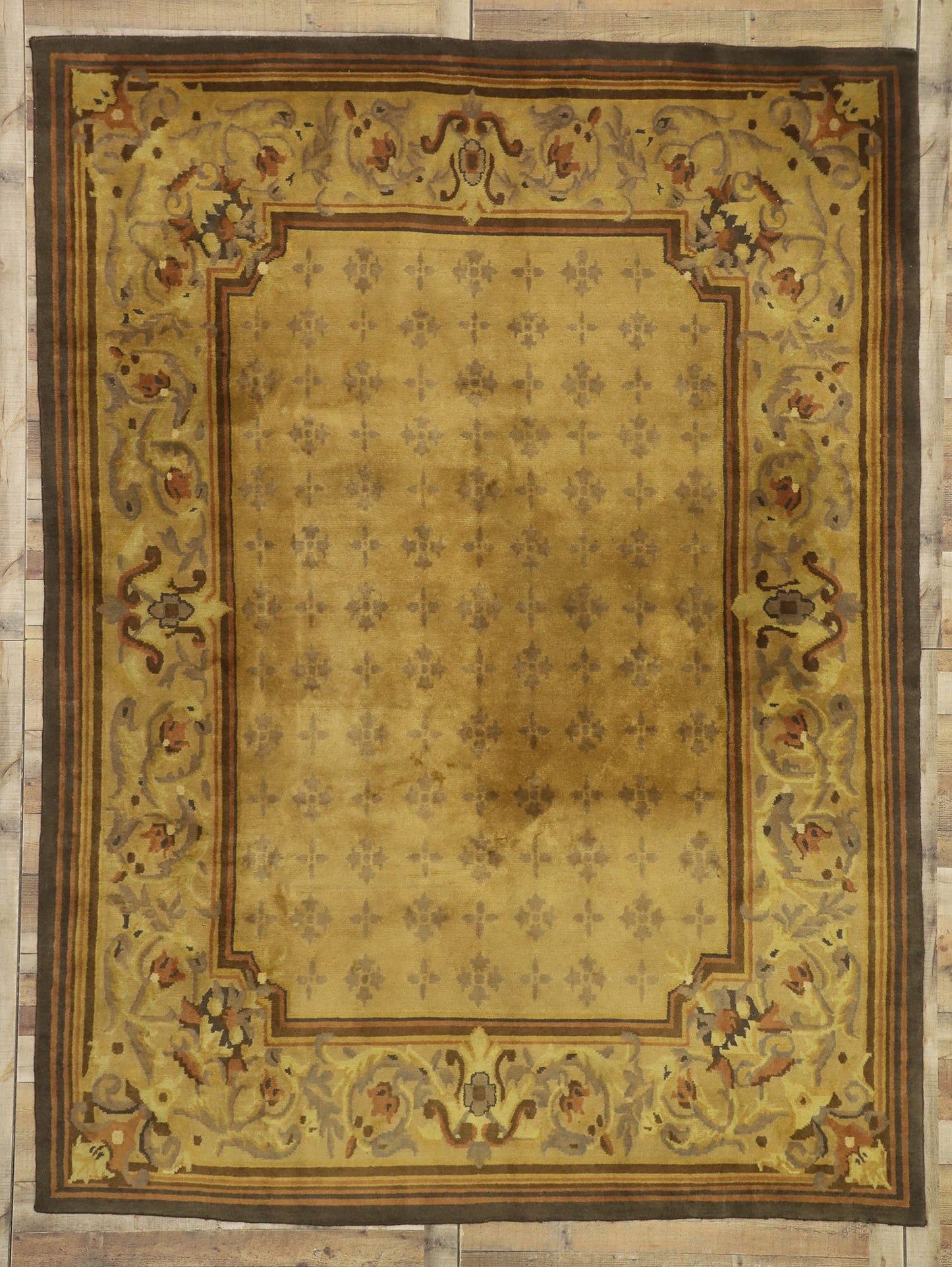 8 x 11 Vintage Tibetan Rug 77313