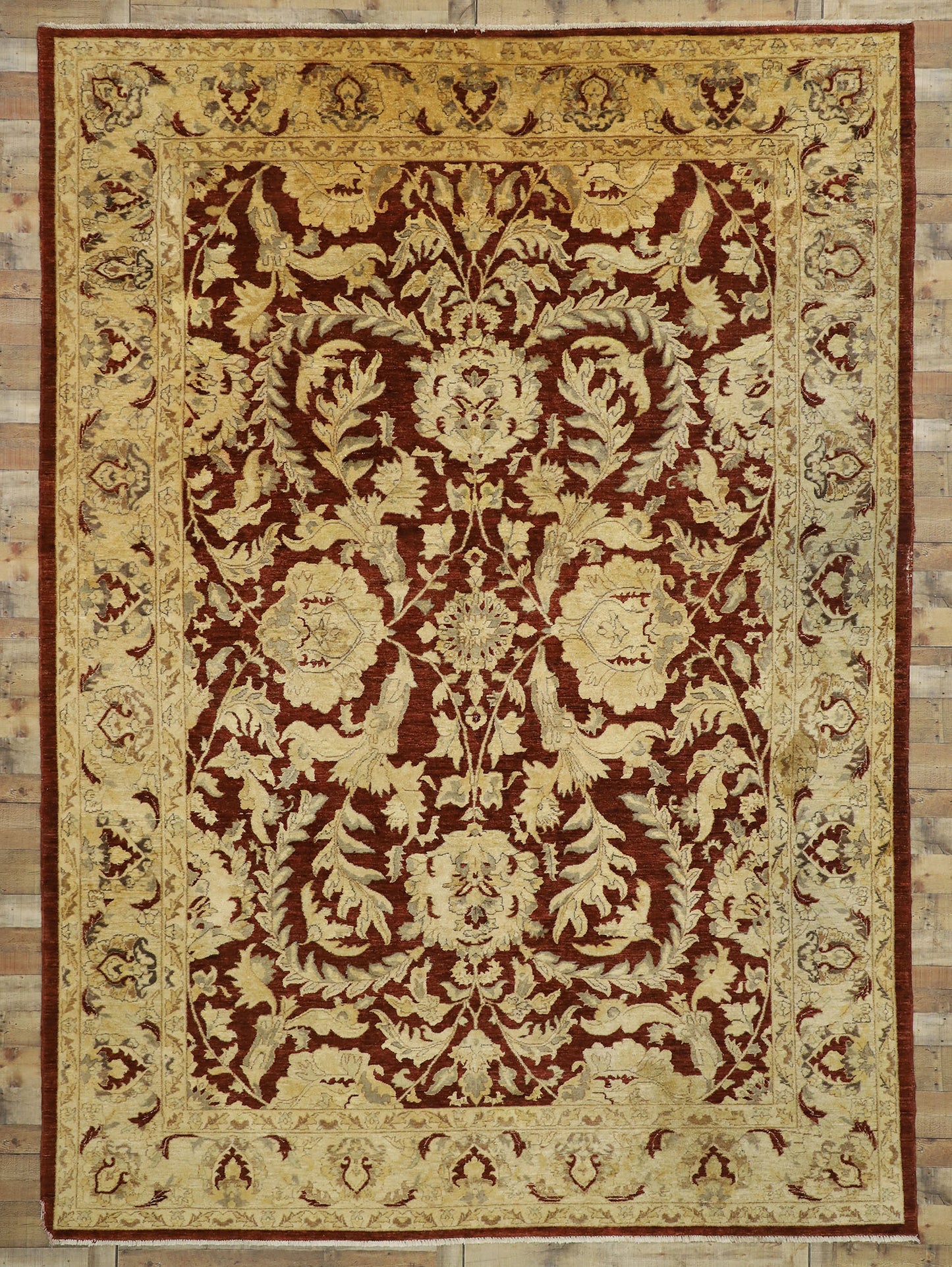 10 x 14 Antique Indian Rug 77315