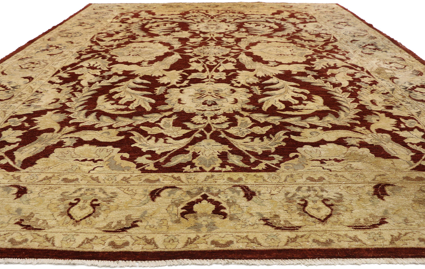 10 x 14 Antique Indian Rug 77315