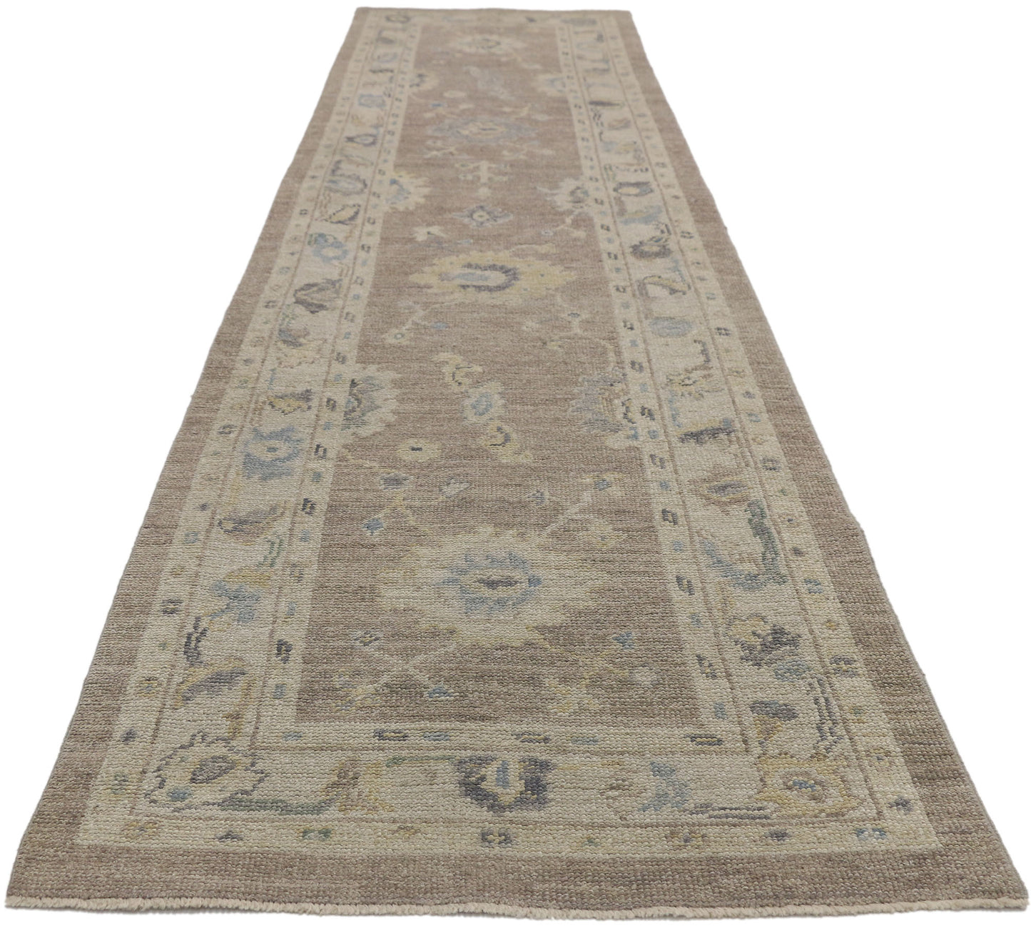 3 x 12 Transitional Oushak Runner 77317