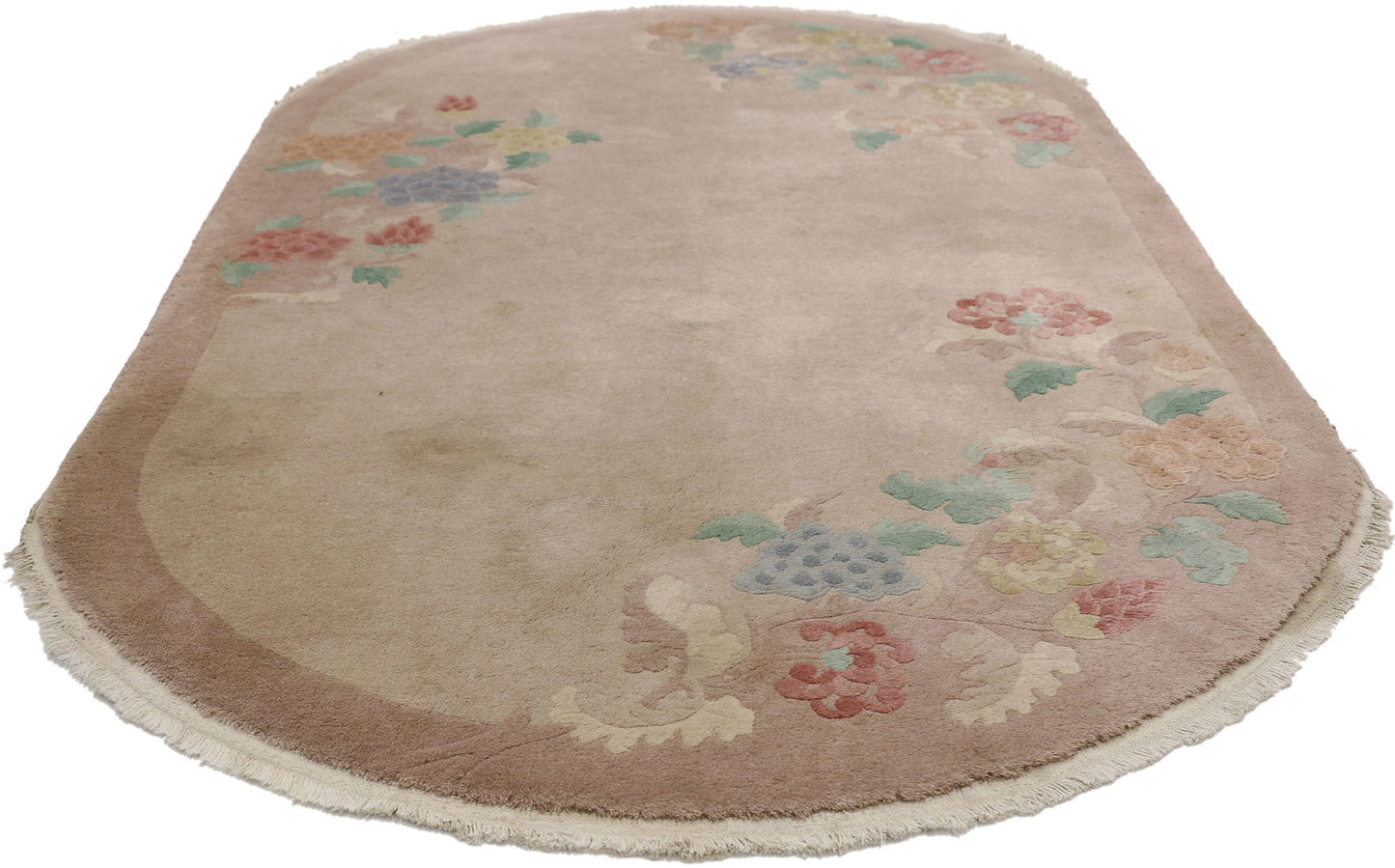 4 x 7 Antique Chinese Art Deco Rug 77328