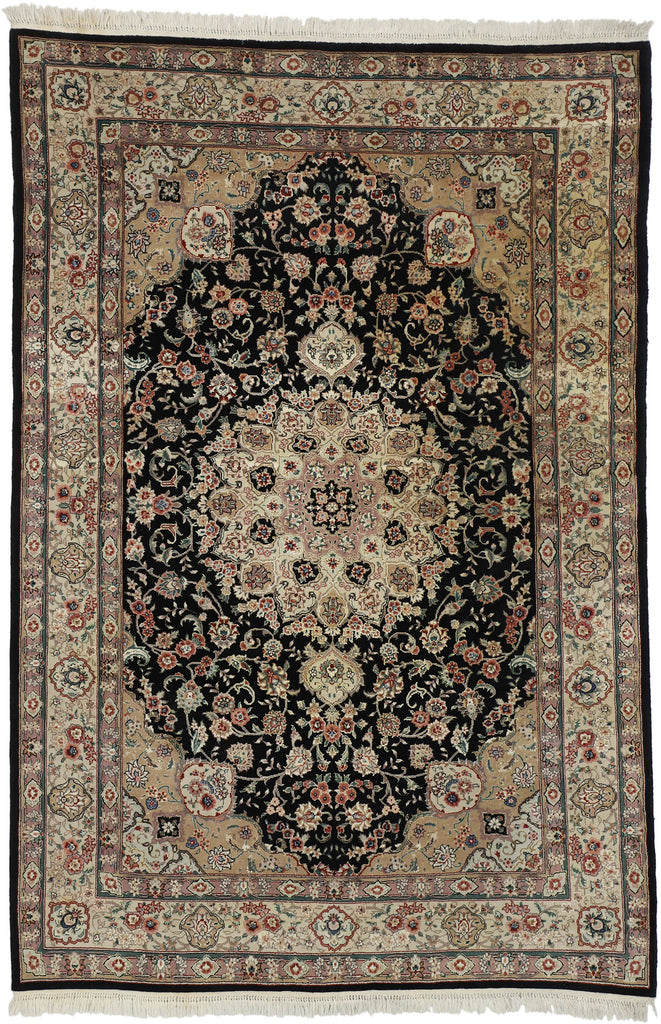 6 x 9 Vintage Chinese Tabriz Rug 77329