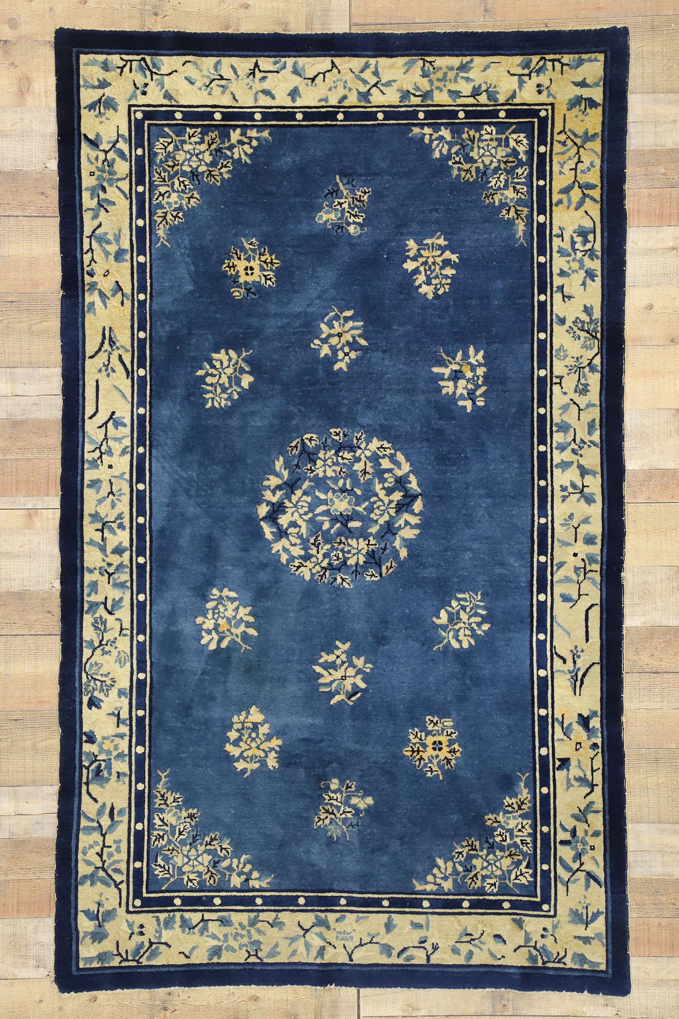4 x 7 Antique Chinese Peking Rug 77330