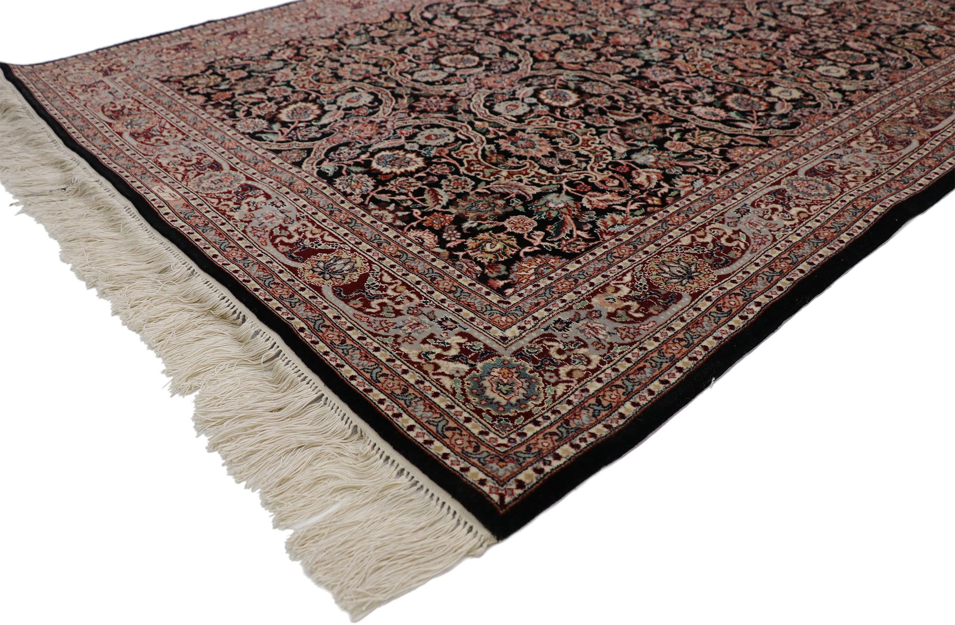 4 x 6 Vintage Chinese Tabriz Rug 77345