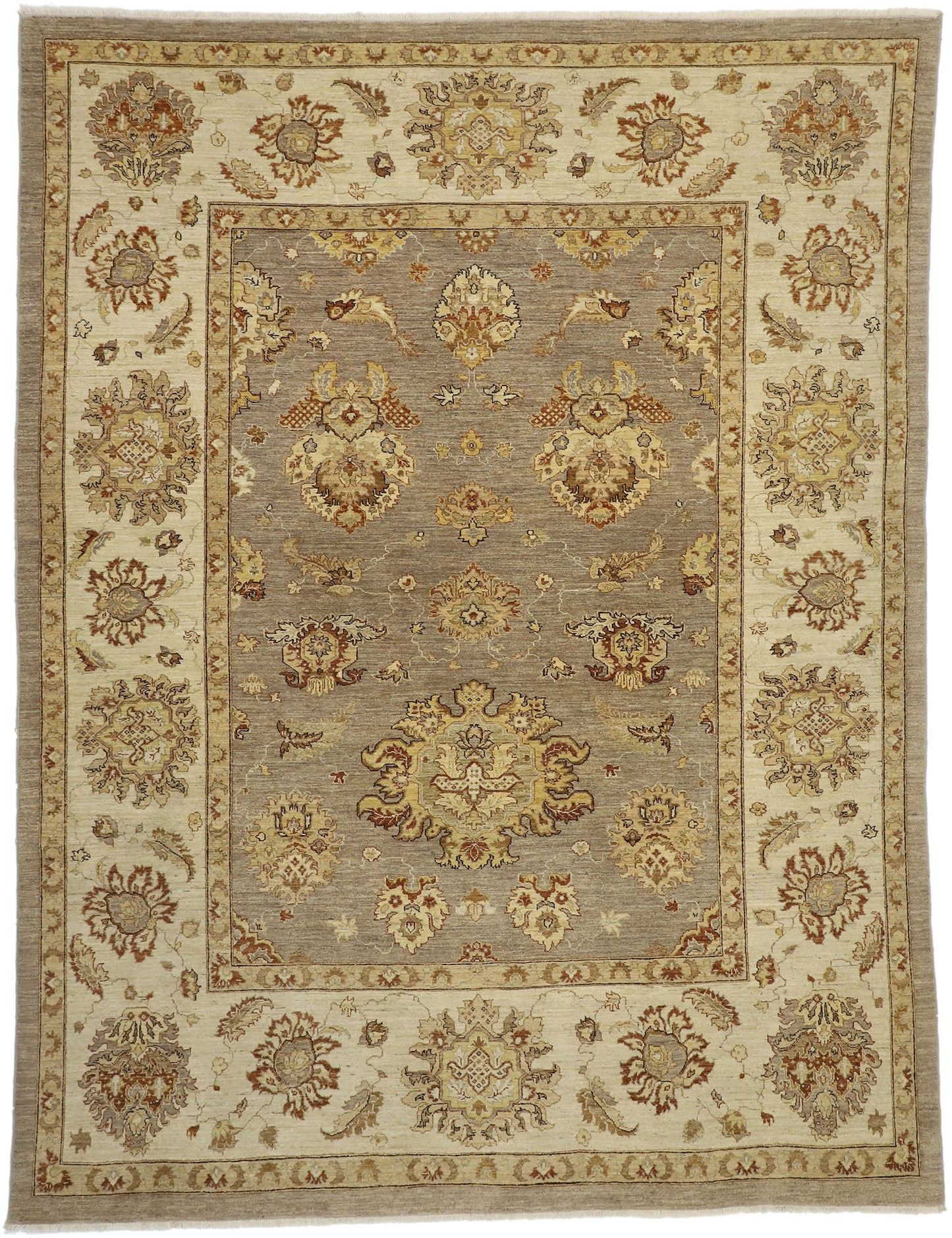 9 x 11 Vintage-Inspired Oushak Rug 77348