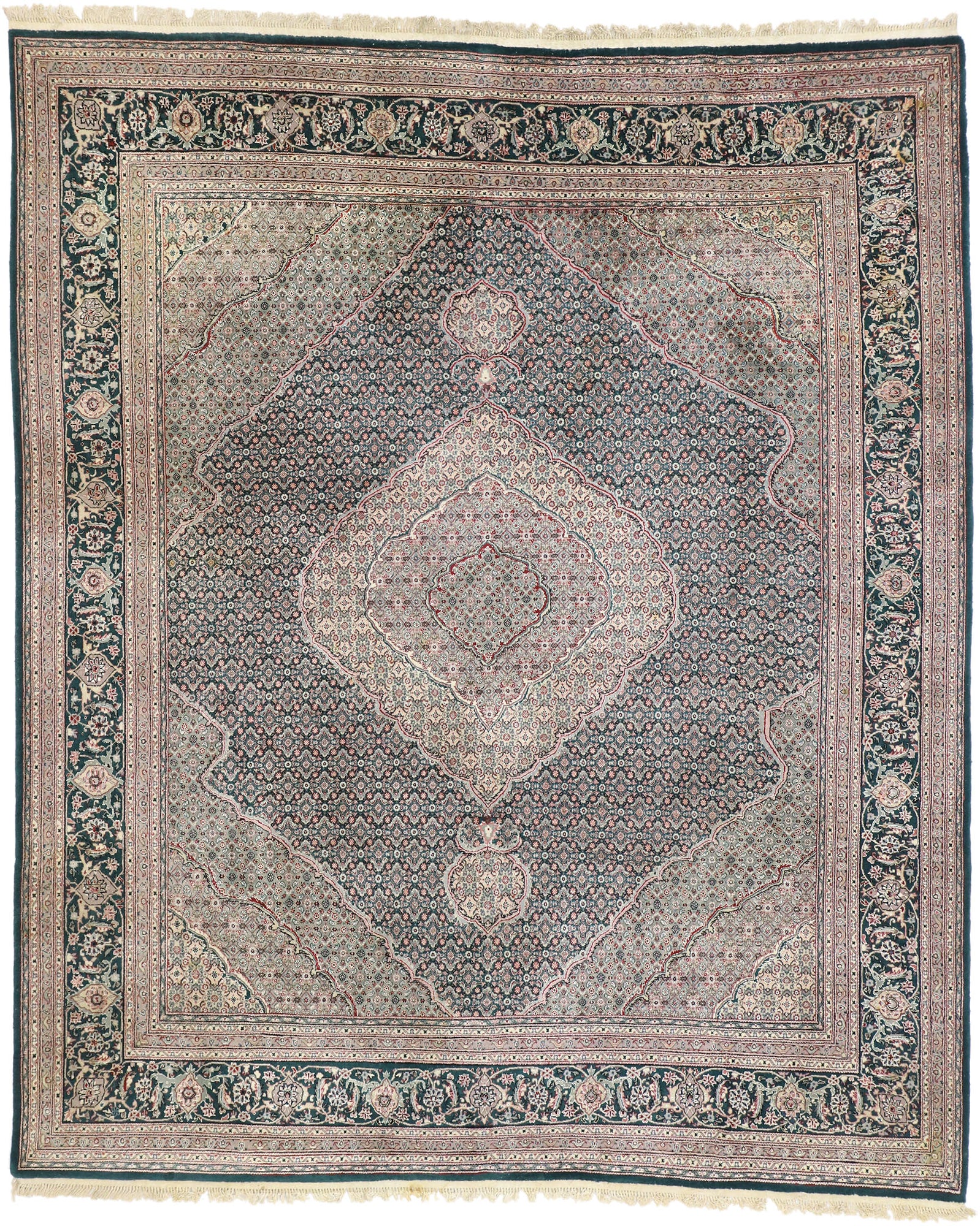 8 x 9 Vintage Chinese Tabriz Rug 77378