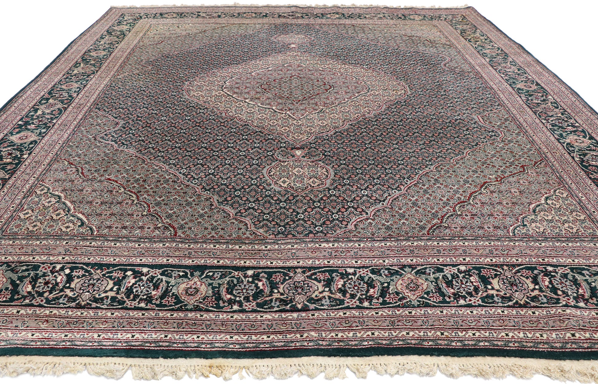 8 x 9 Vintage Chinese Tabriz Rug 77378