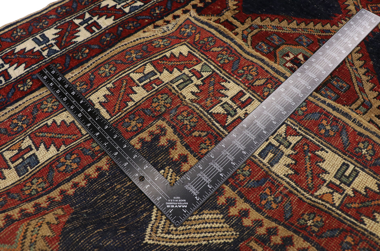 3 x 14 Vintage Persian Heriz Runner 77396
