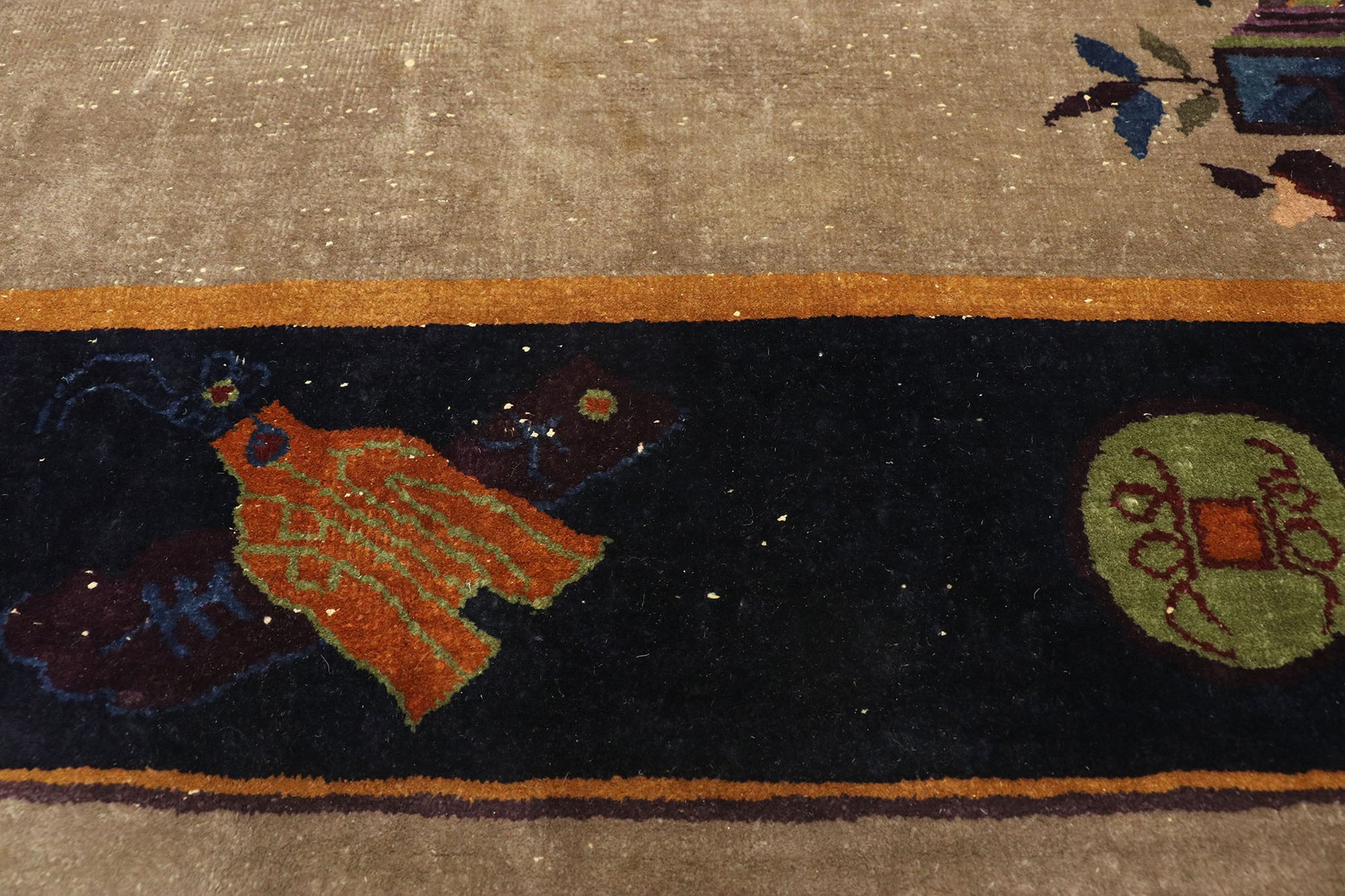 9 x 12 Antique Chinese Peking Rug 77407