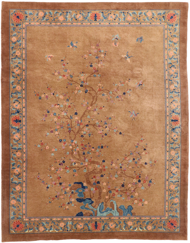 9 x 12 Antique Chinese Peking Rug 77410