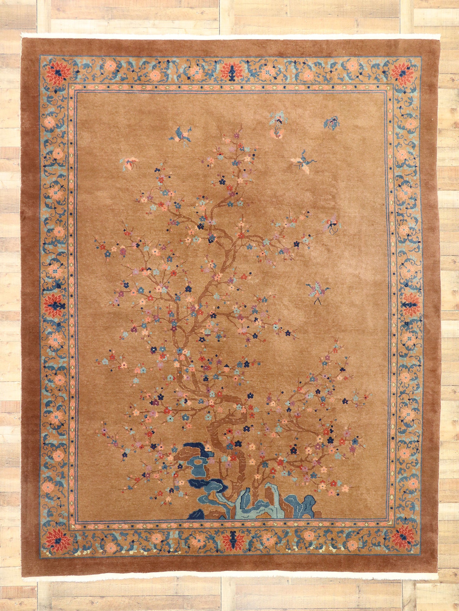 9 x 12 Antique Chinese Peking Rug 77410