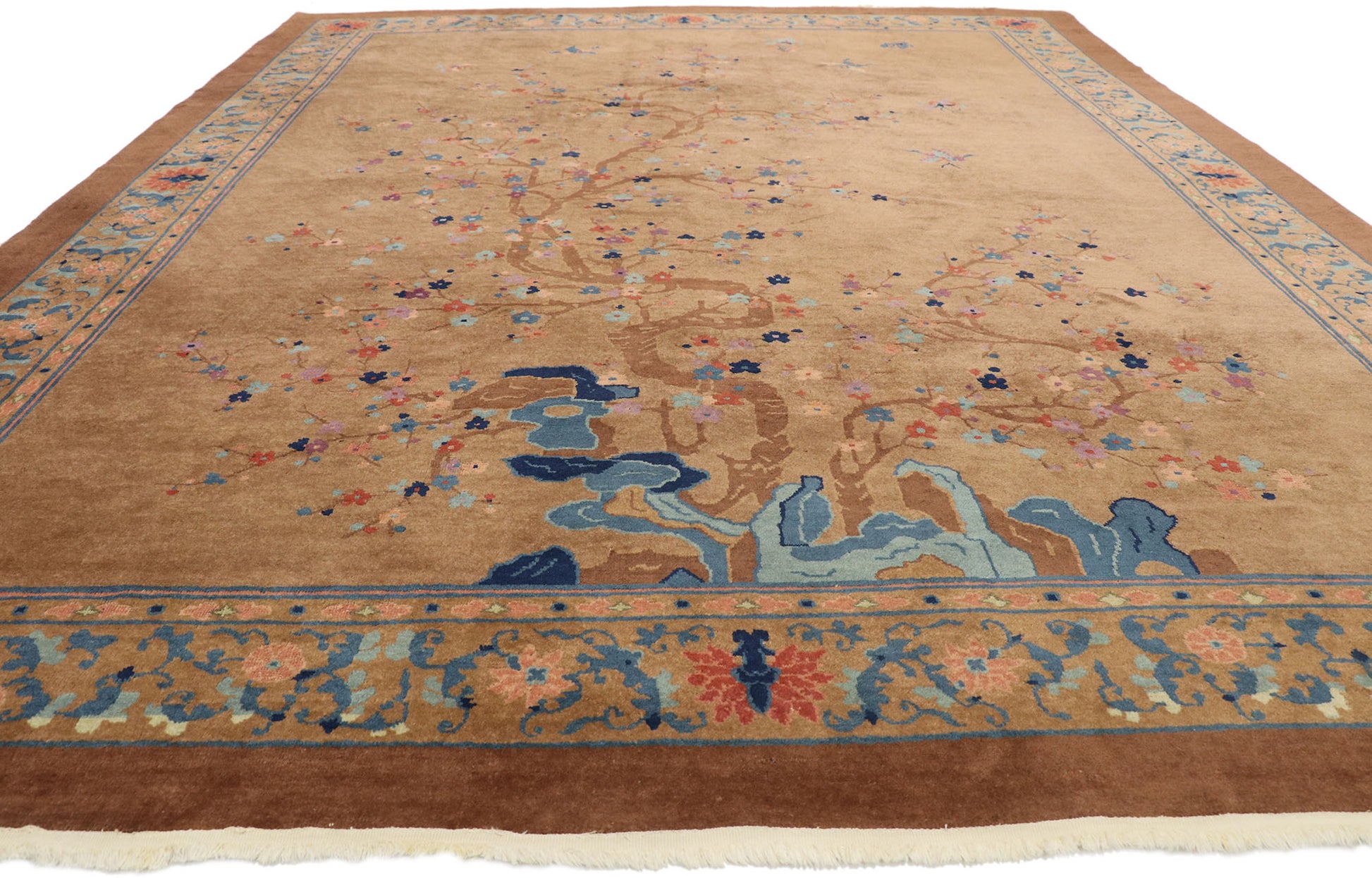 9 x 12 Antique Chinese Peking Rug 77410