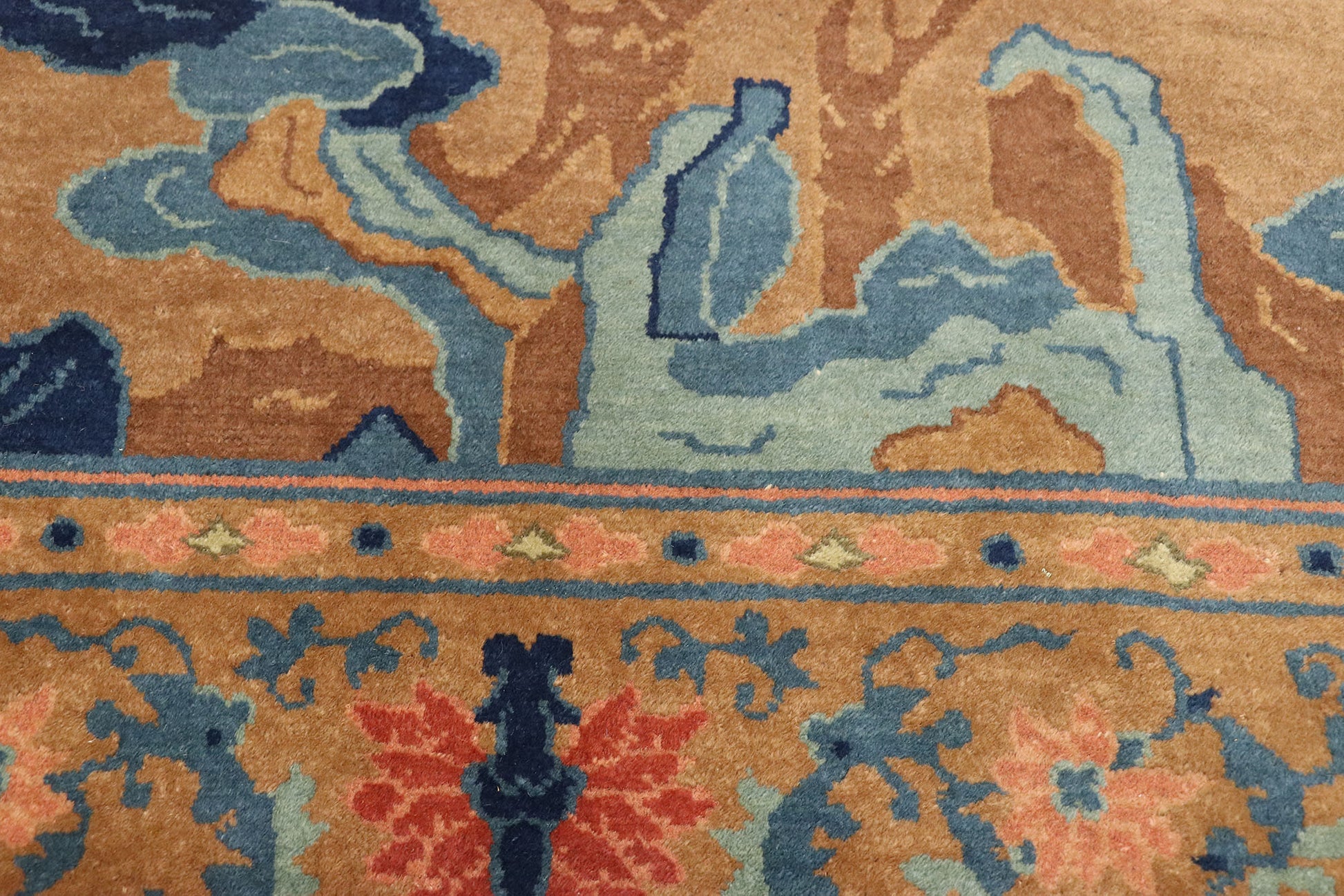 9 x 12 Antique Chinese Peking Rug 77410