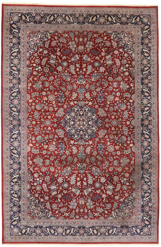 12 x 18 Vintage Chinese Tabriz Rug 77415