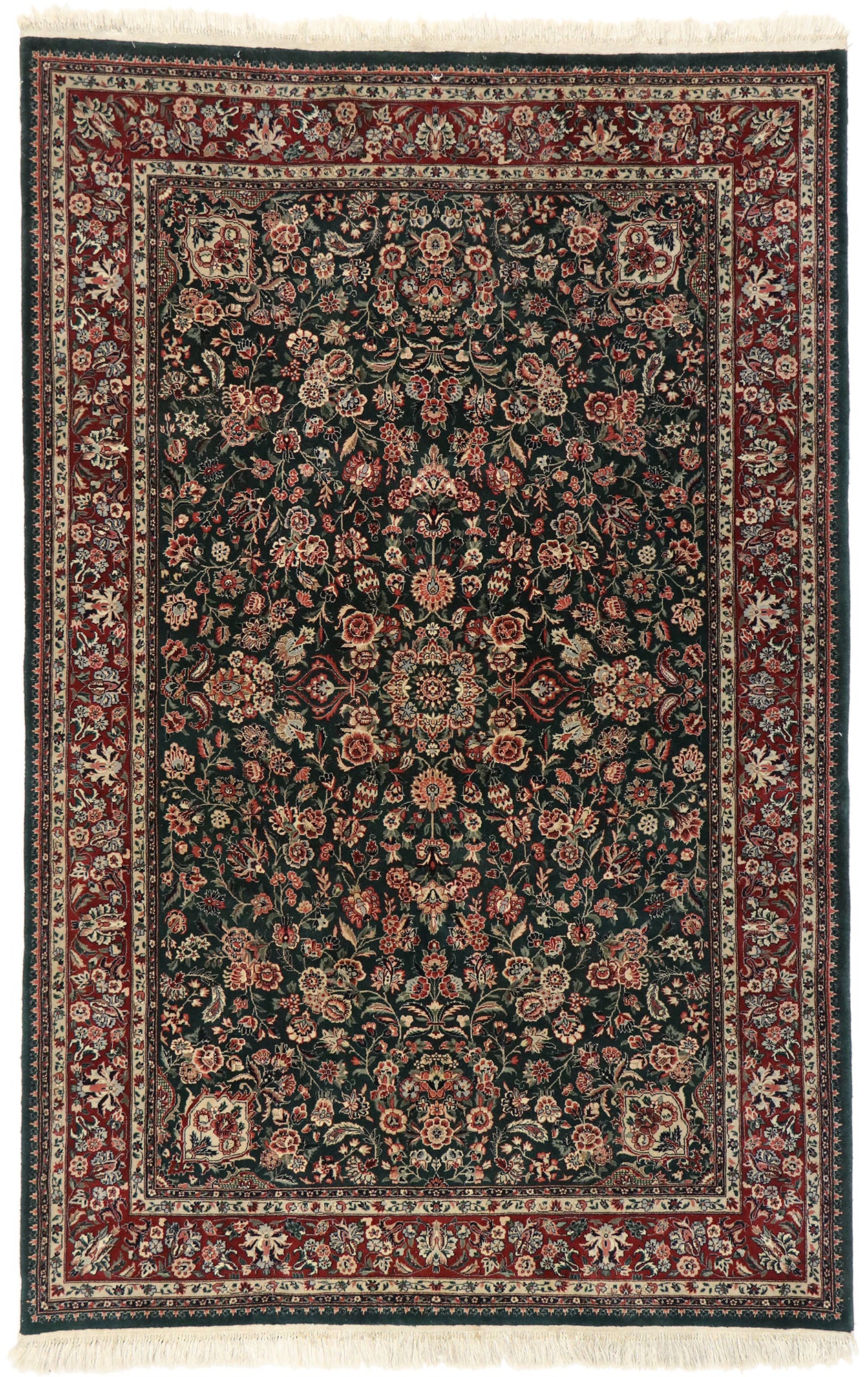 6 x 9 Vintage Chinese Tabriz Rug 77416