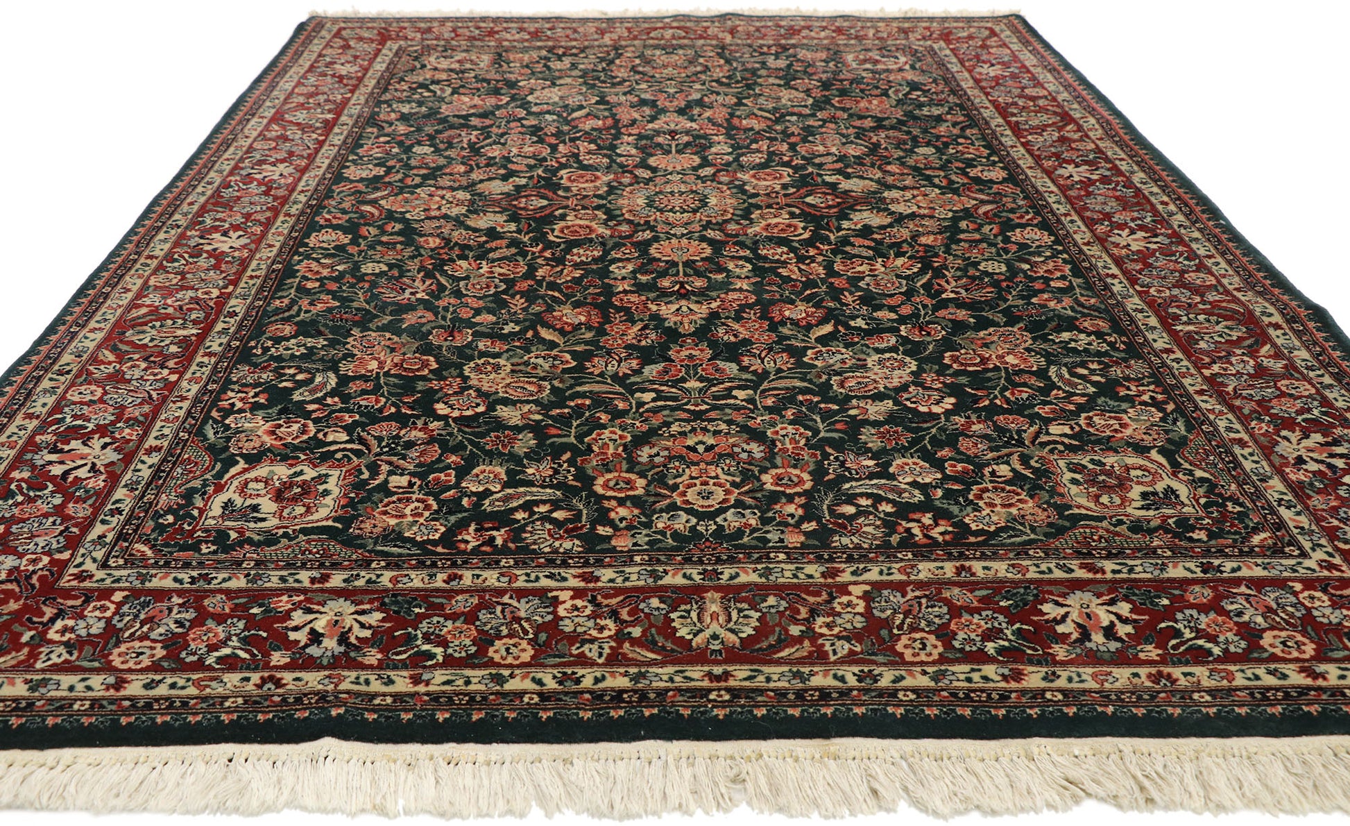 6 x 9 Vintage Chinese Tabriz Rug 77416