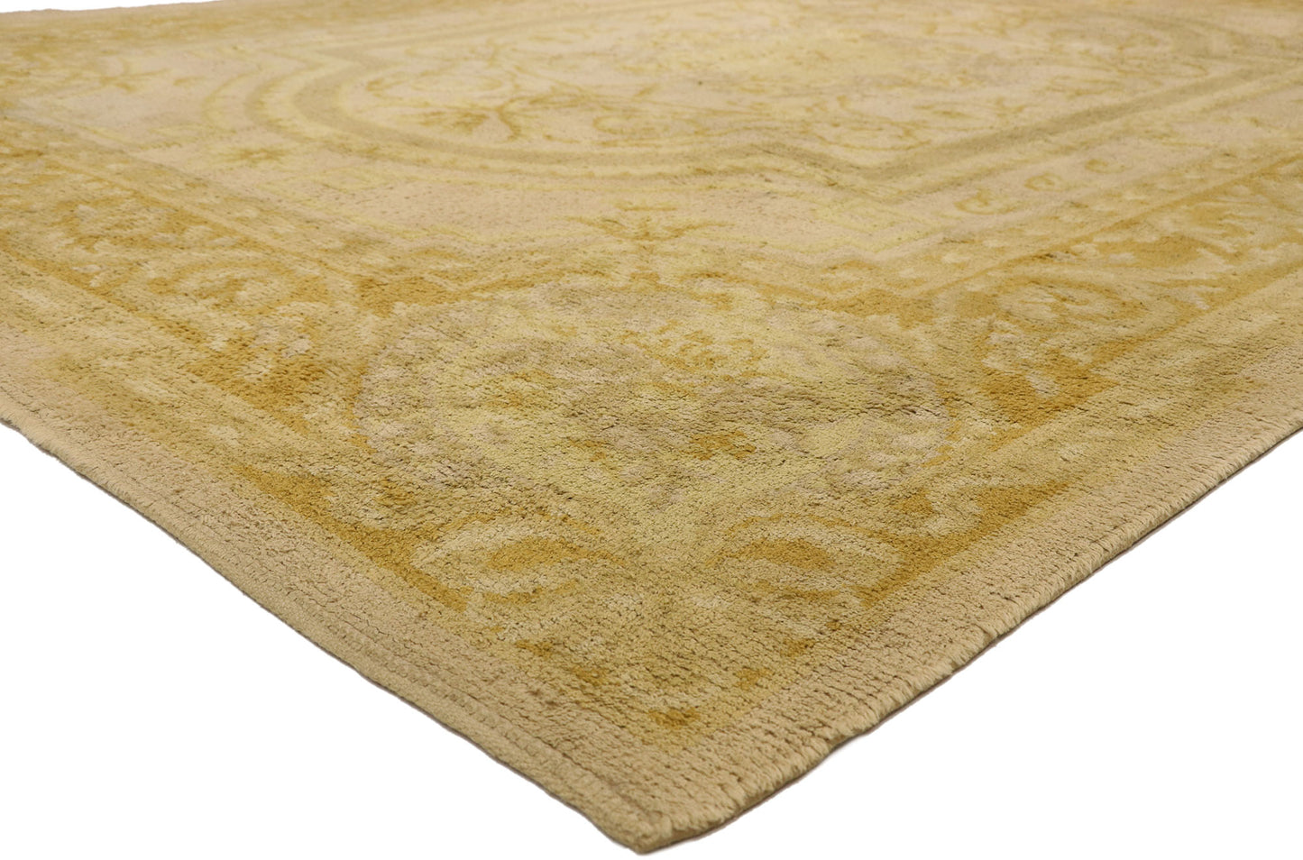 9 x 12 Antique Spanish Savonnerie Rug 77421