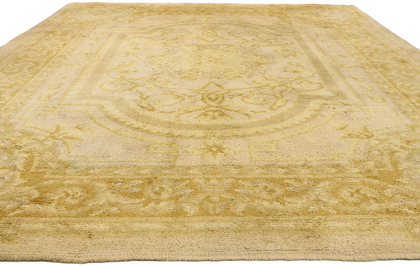 9 x 12 Antique Spanish Savonnerie Rug 77421