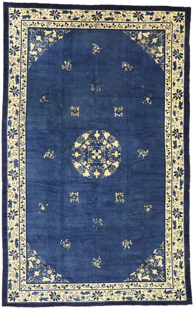 9 x 14 Antique Chinese Peking Rug 77442