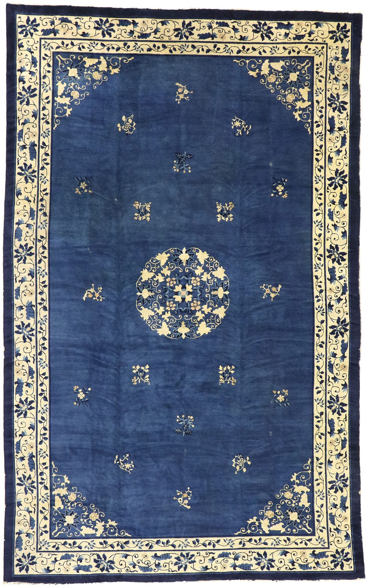 9 x 14 Antique Chinese Peking Rug 77442