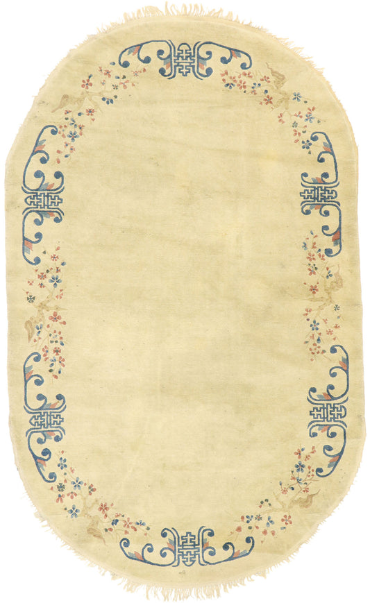 5 x 8 Antique Chinese Peking Rug 77451