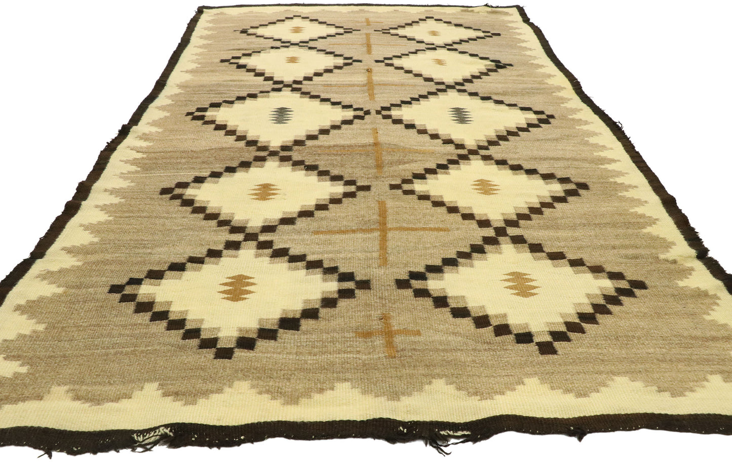 5 x 8 Antique Crystal Navajo Rug 77459