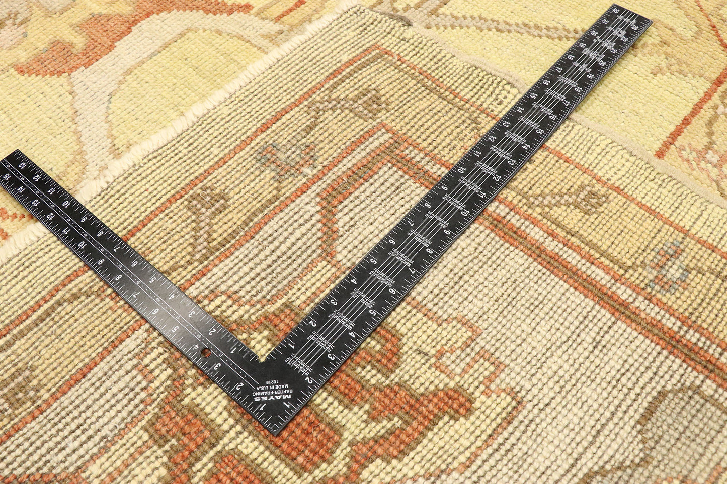 9 x 13 Vintage Indian Oushak Rug 77478