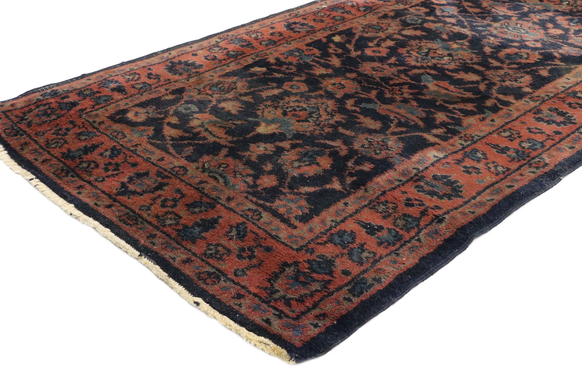 3 x 23 Antique Indian Agra Runner 77494