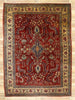 9 x 12 Antique Persian Mohajeran Sarouk Rug 77516
