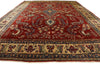 9 x 12 Antique Persian Mohajeran Sarouk Rug 77516