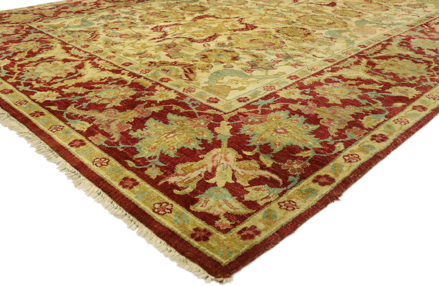 8 x 10 Vintage Indian Rug 77517