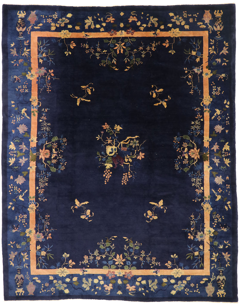 9 x 12 Antique Chinese Peking Rug 77524