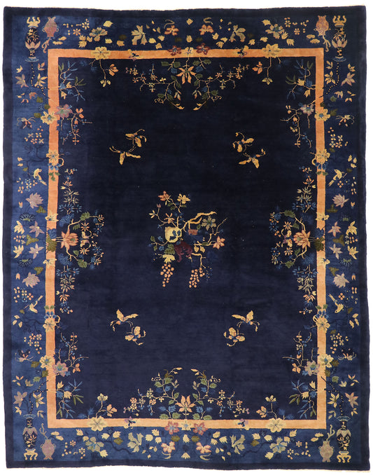 9 x 12 Antique Chinese Peking Rug 77524