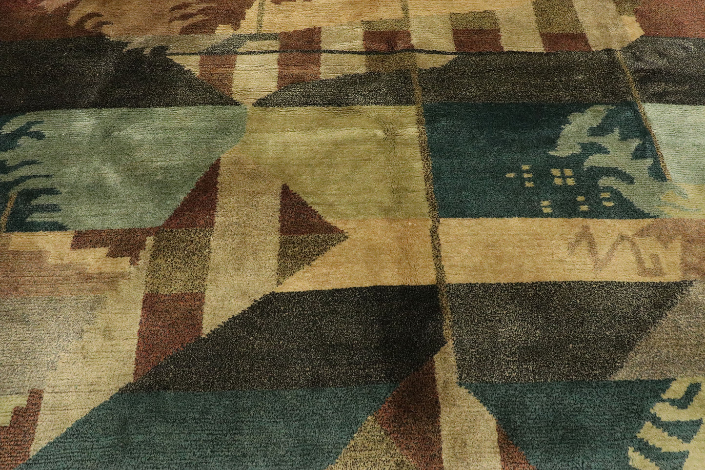 8 x 10 Vintage Tibetan Rug 77537