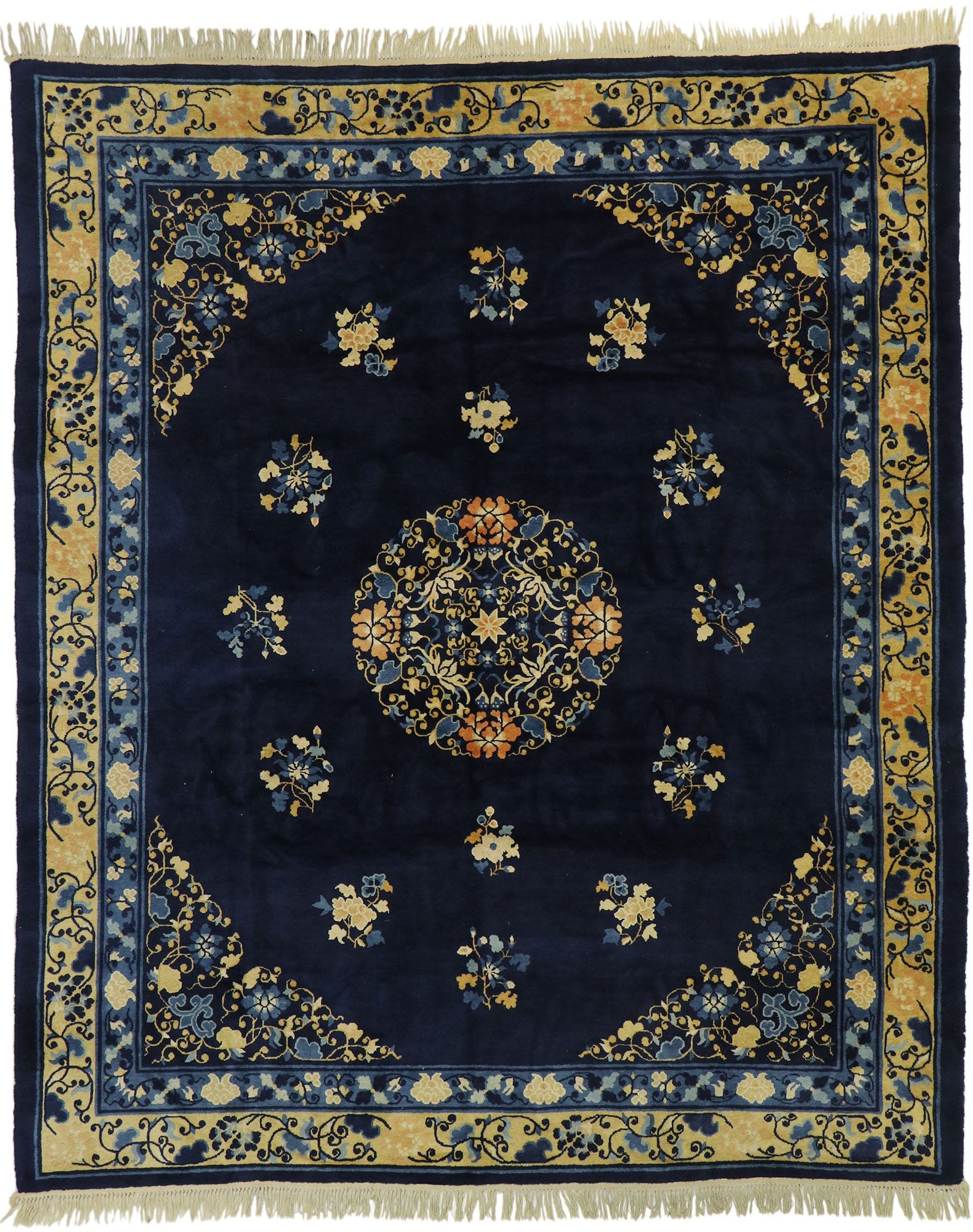 8 x 10 Antique Chinese Peking Rug 77542