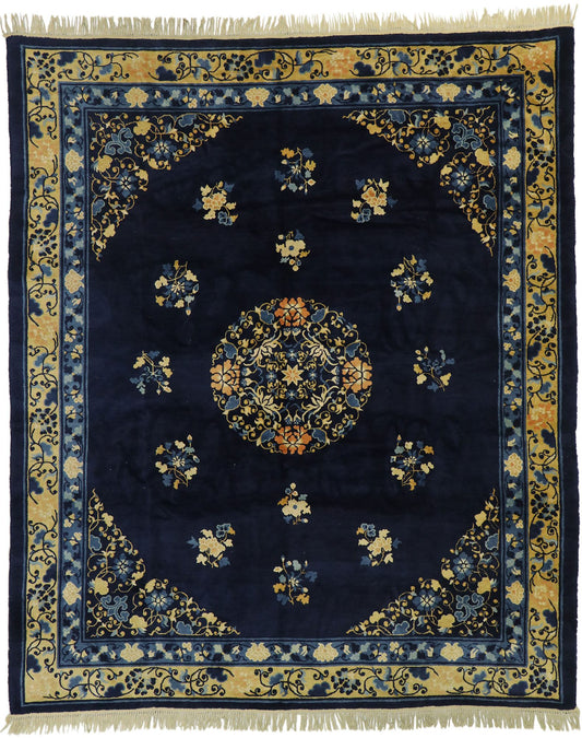 8 x 10 Antique Chinese Peking Rug 77542