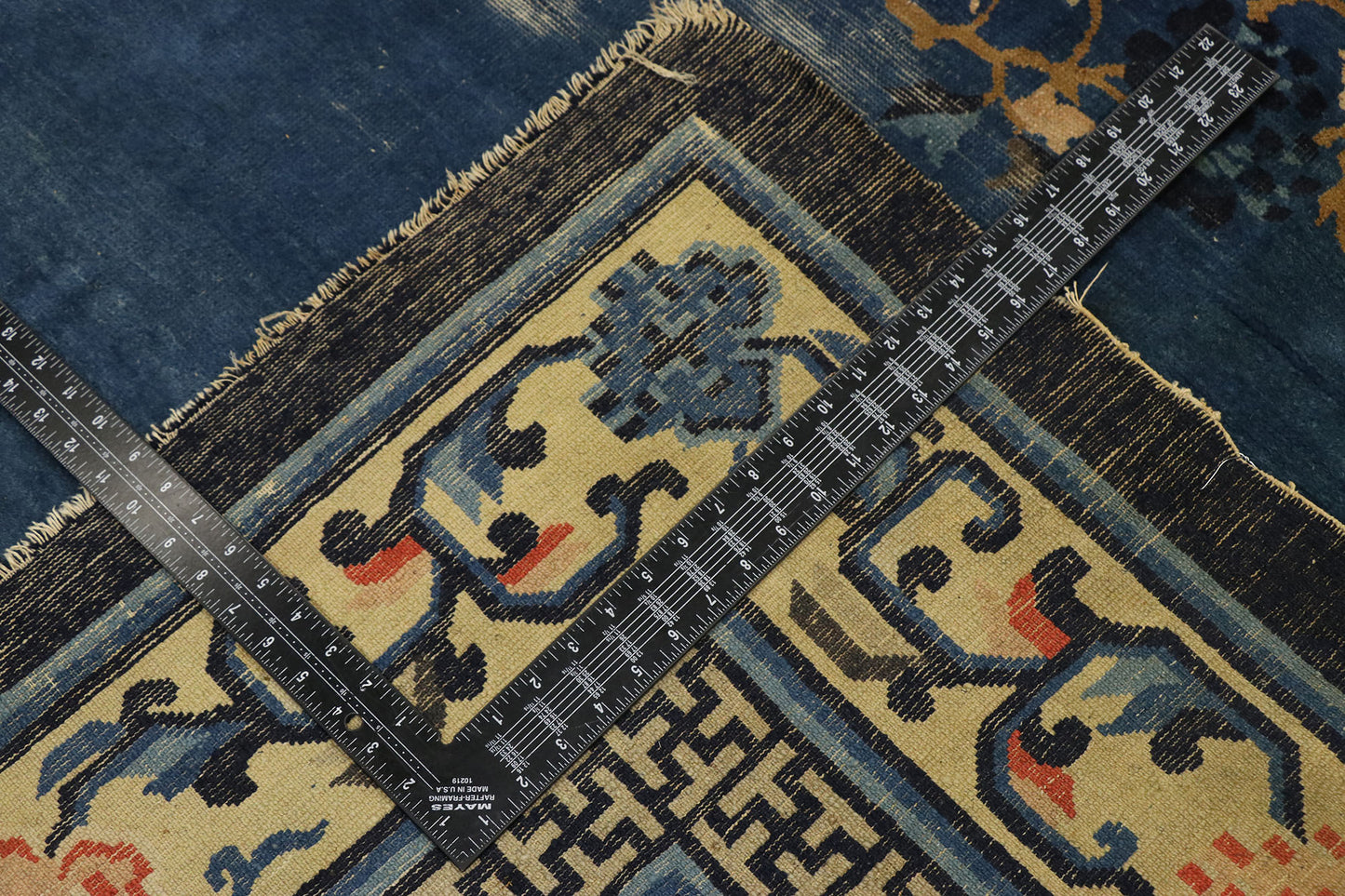9 x 11 Antique Chinese Peking Rug 77544