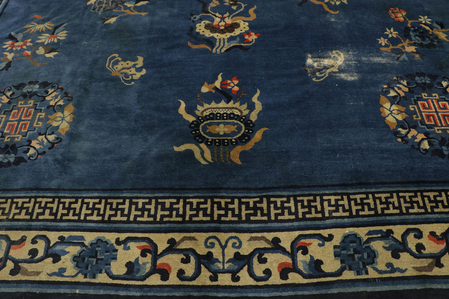 9 x 11 Antique Chinese Peking Rug 77544